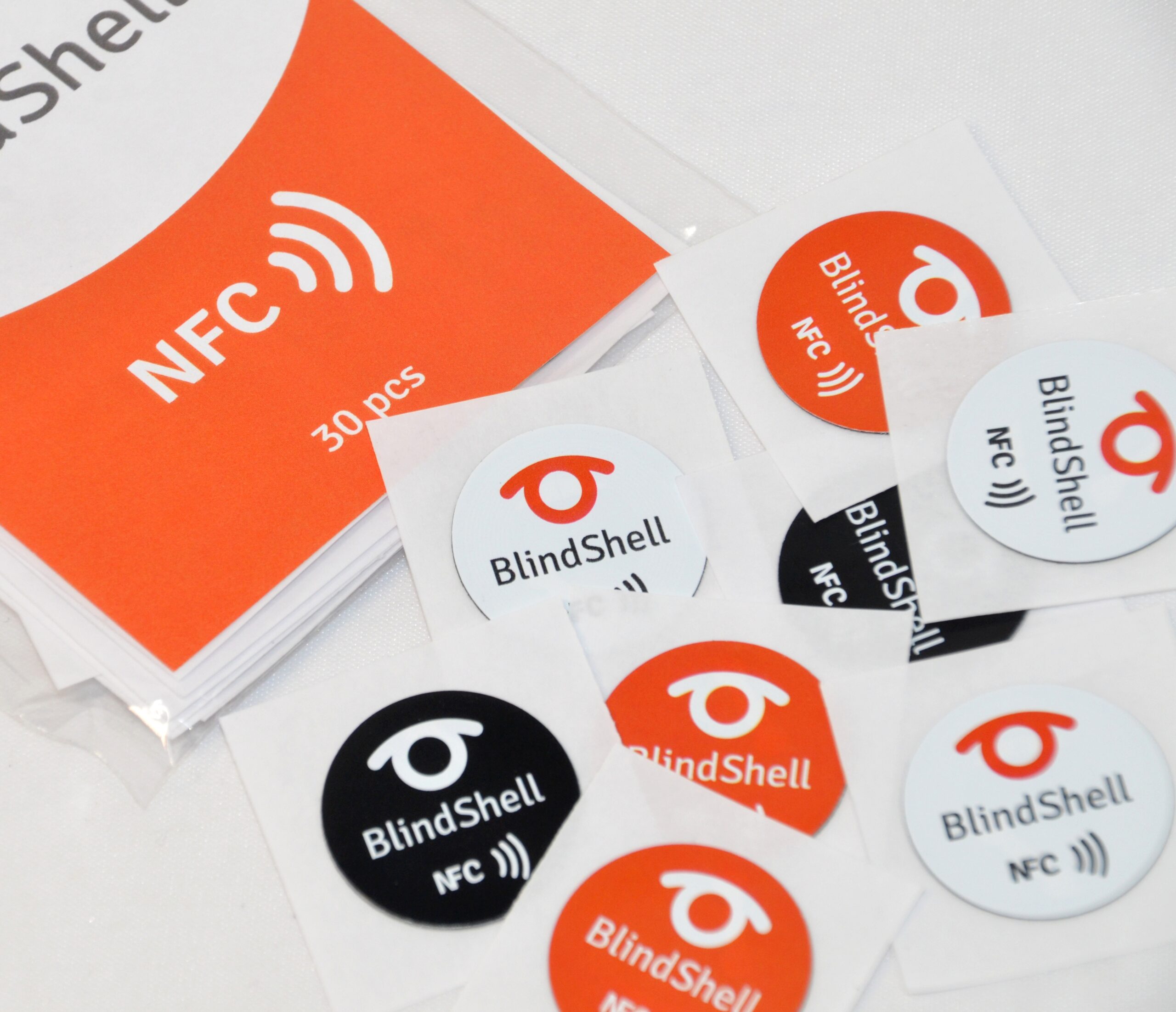 NFC tag pakker 30 stk pakke  - tilbehør til BlindShell Classic 2