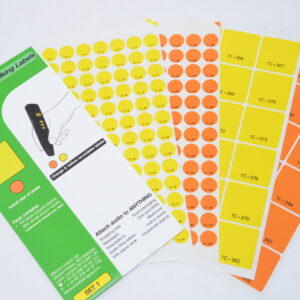 Labels til Penfriend farvede
