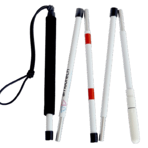 Ambutech markeringsstok - blindestok i kulfiber