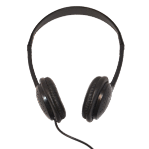 Hovedtelefoner letvægts med drejelige polstrede ørepuder