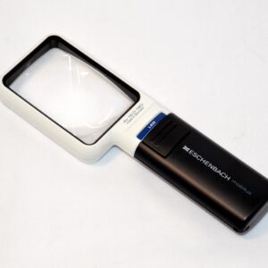 Mobilux håndholdt LED lup 4x / 16dpt  - rektangulær linse