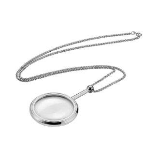 Smykkelup sølvfarvet