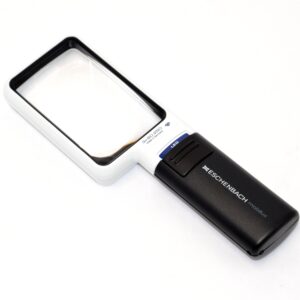 Mobilux håndholdt LED lup 3× / 8dpt rektangulær linse