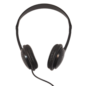 Hovedtelefoner letvægts med drejelige polstrede ørepuder