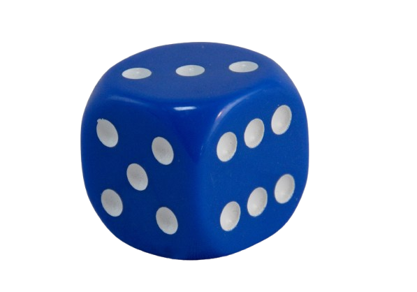 Svagsynsterning blå m/hvide øjne 22 x 22 mm