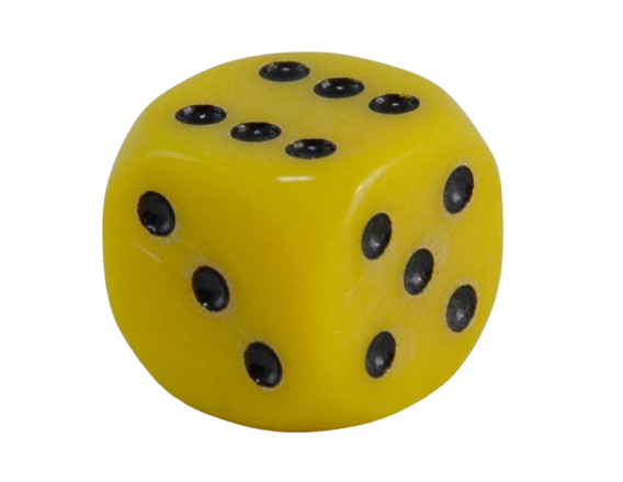 Svagsynsterning gul m/sorte øjne 22 x 22 mm