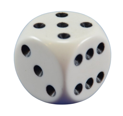 Svagsynsterning hvid m/sorte øjne 22 x 22 mm