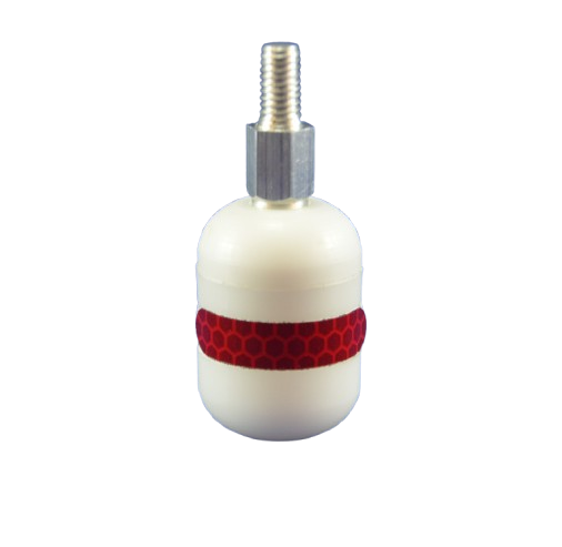 Rullespids cylindrisk med 8 mm gevind